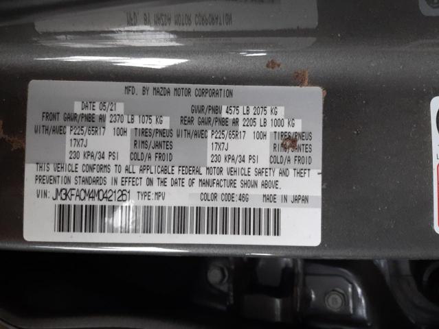 Photo 10 from auction – 2021 MAZDA CX-5 TOURI with VIN JM3KFACM4M0421261