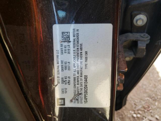 Photo 10 from auction – 2013 BUICK VERANO with VIN 1G4PP5SK2D4134458