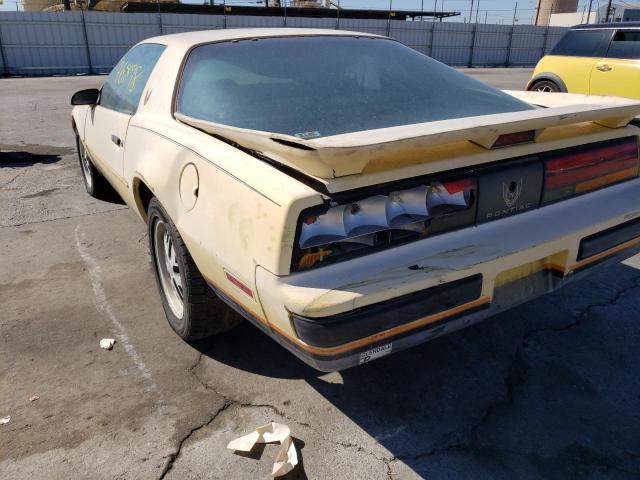 Photo 9 from auction – 1987 PONTIAC FIREBIRD with VIN 1G2FS218XHL216313