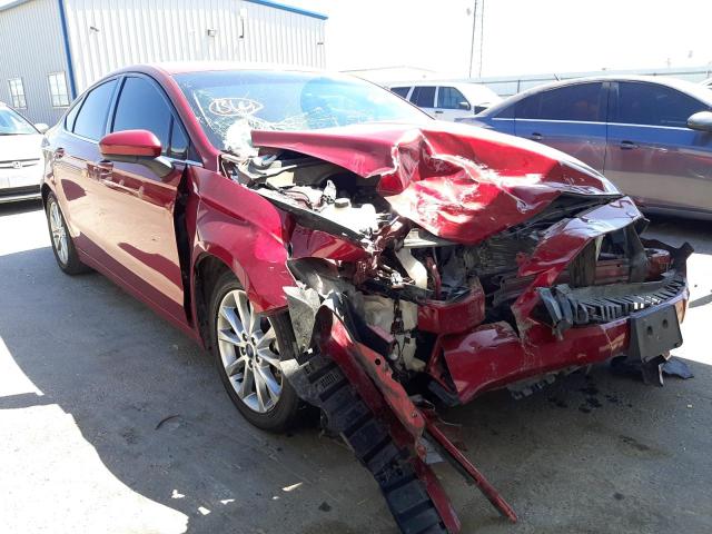 Photo 1 from auction – 2017 FORD FUSION SE with VIN 3FA6P0HD0HR373750
