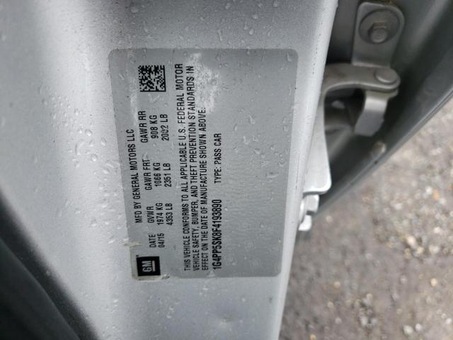 Photo 10 from auction – 2015 BUICK VERANO with VIN 1G4PP5SK8F4193890