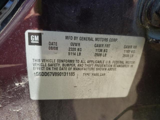 Photo 10 from auction – 2009 CADILLAC STS with VIN 1G6DD67V890131185