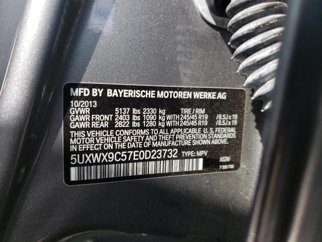 Photo 10 from auction – 2014 BMW X3 XDRIVE2 with VIN 5UXWX9C57E0D23732