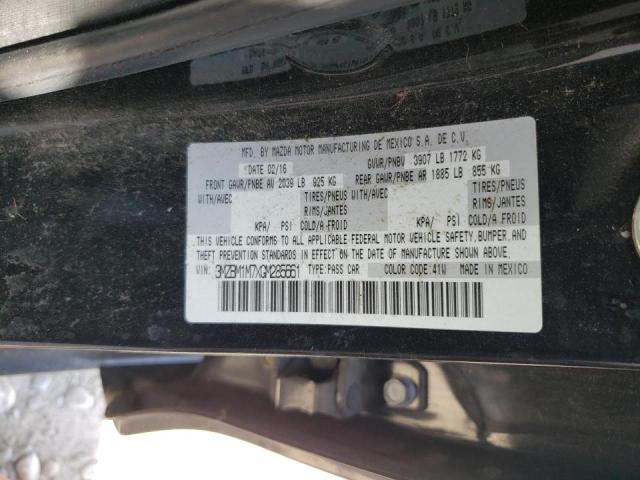 Photo 10 from auction – 2016 MAZDA 3 TOURING with VIN 3MZBM1M7XGM285661