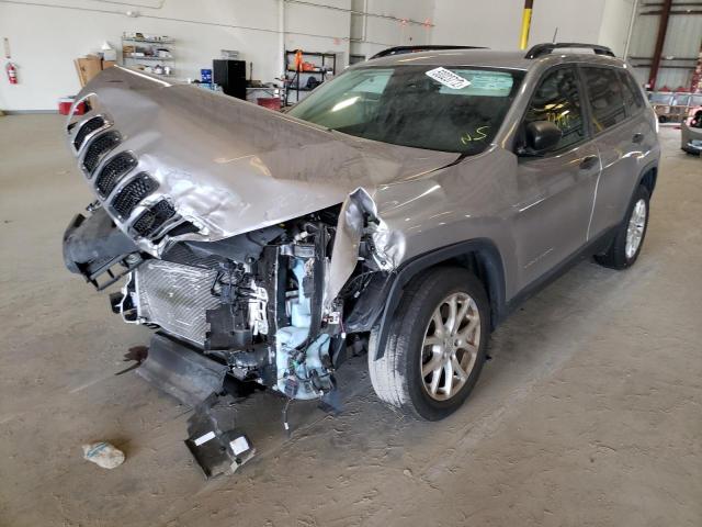 Photo 2 from auction – 2017 JEEP CHEROKEE S with VIN 1C4PJLAB0HW554161
