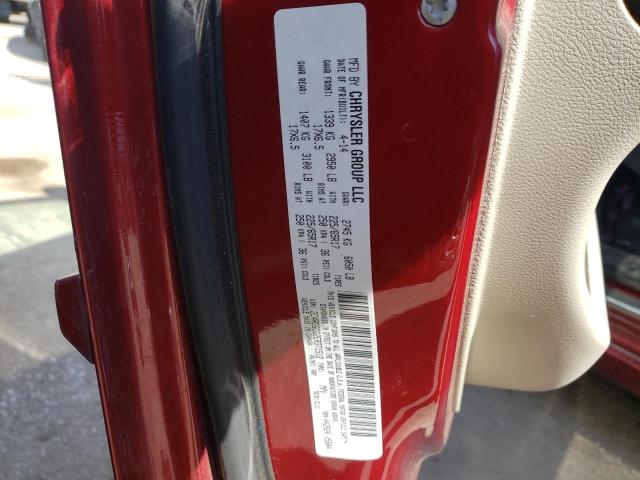 Photo 10 from auction – 2014 DODGE GRAND CARA with VIN 2C4RDGCG2ER371512