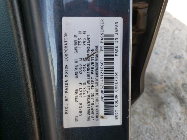 Photo 10 from auction – 2009 MAZDA 3 I with VIN JM1BK32F491210601