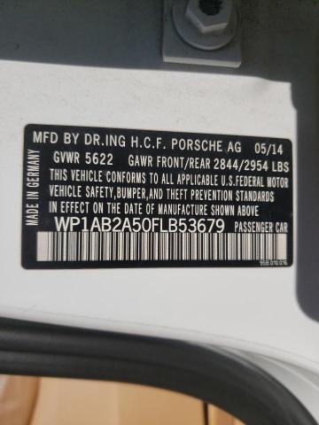Photo 10 from auction – 2015 PORSCHE MACAN S with VIN WP1AB2A50FLB53679