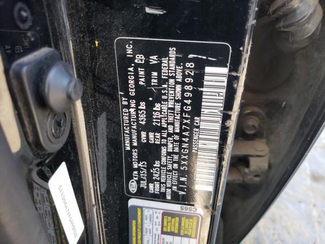 Photo 10 from auction – 2015 KIA OPTIMA EX with VIN 5XXGN4A7XFG498928