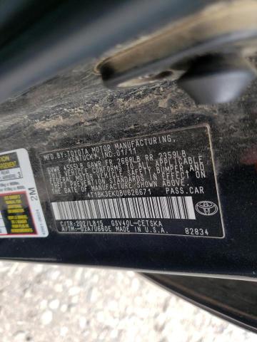 Photo 10 from auction – 2011 TOYOTA CAMRY SE with VIN 4T1BK3EK0BU626671
