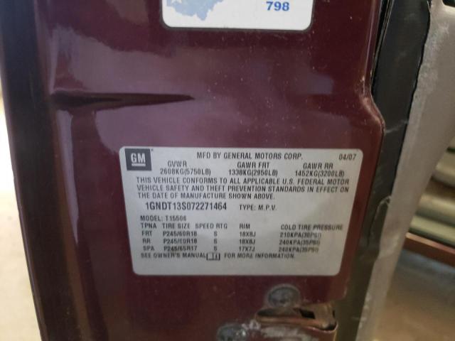 Photo 10 from auction – 2007 CHEVROLET TRAILBLAZE with VIN 1GNDT13S072271464