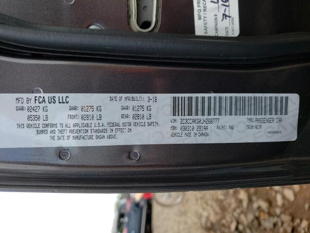 Photo 10 from auction – 2018 CHRYSLER 300 LIMITE with VIN 2C3CCAKG0JH268777