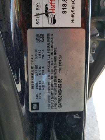 Photo 10 from auction – 2016 BUICK VERANO SPO with VIN 1G4PW5SK6G4157183