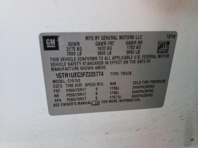 Photo 10 from auction – 2015 GMC SIERRA C15 with VIN 1GTR1UEC3FZ225774