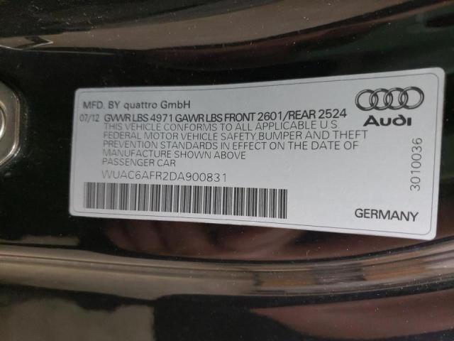 Photo 10 from auction – 2013 AUDI RS5 with VIN WUAC6AFR2DA900831