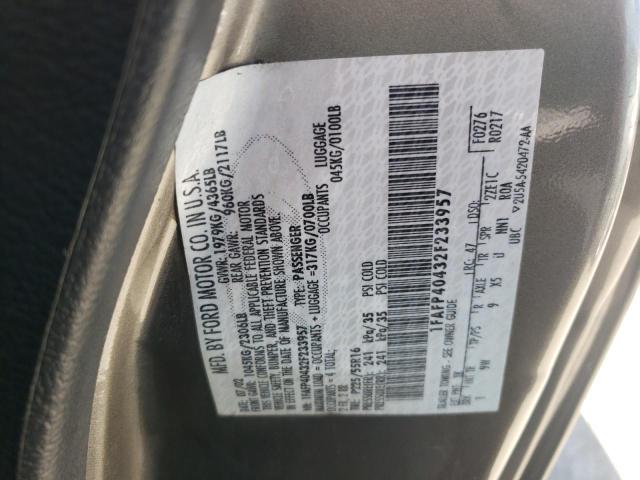 Photo 10 from auction – 2002 FORD MUSTANG with VIN 1FAFP40432F233957