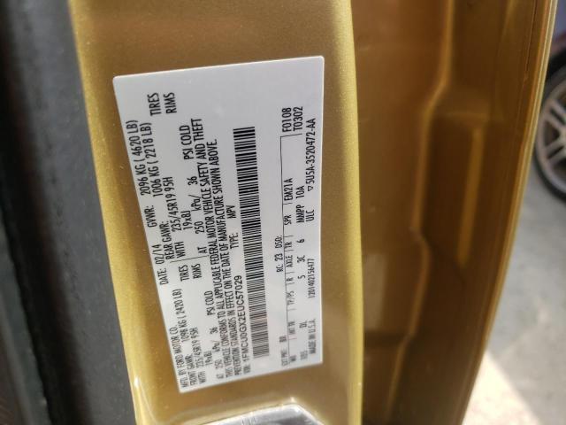 Photo 10 from auction – 2014 FORD ESCAPE SE with VIN 1FMCU0GX2EUC57029