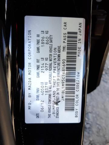 Foto 10 de la subasta – 2012 MAZDA 3 S con VIN JM1BL1M95C1681690
