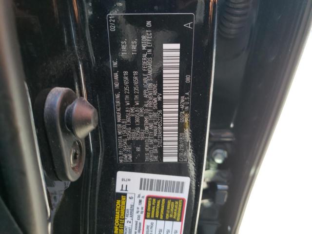 Photo 10 from auction – 2021 TOYOTA HIGHLANDER with VIN 5TDZZRAHXMS522756