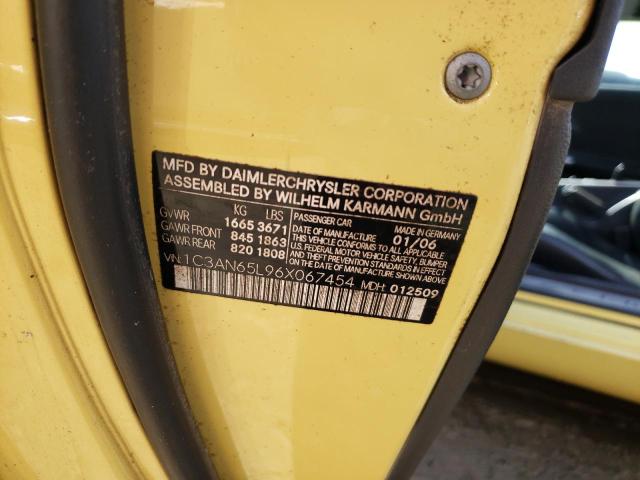 Photo 10 from auction – 2006 CHRYSLER CROSSFIRE with VIN 1C3AN65L96X067454