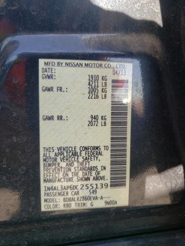 Photo 10 from auction – 2013 NISSAN ALTIMA 2.5 with VIN 1N4AL3AP6DC255139