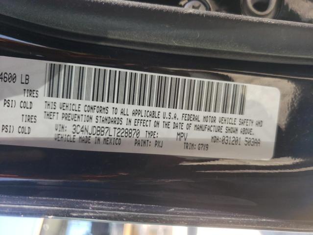 Photo 10 from auction – 2020 JEEP COMPASS LA with VIN 3C4NJDBB7LT228870