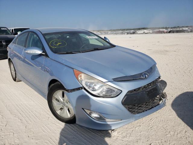 HYUNDAI SONATA HYB 2015 with VIN KMHEC4A40FA134754 - Photo from auction