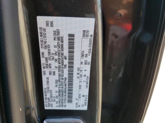Photo 10 from auction – 2016 FORD ESCAPE TIT with VIN 1FMCU9J98GUA67768