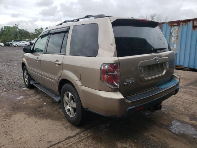 Photo 3 from auction – 2006 HONDA PILOT EX with VIN 2HKYF18666H516181