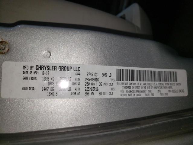 Photo 10 from auction – 2010 DODGE GRAND CARA with VIN 2D4RN3D12AR450207