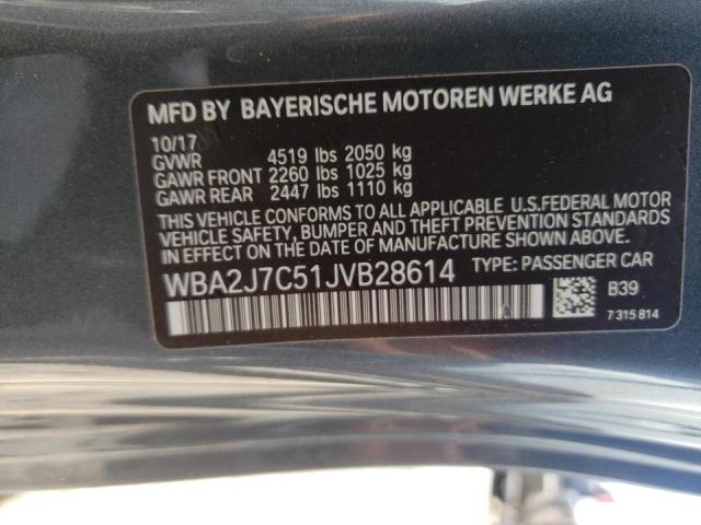 Photo 10 from auction – 2018 BMW M240XI with VIN WBA2J7C51JVB28614