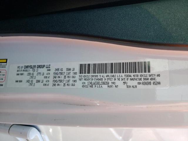 Photo 10 from auction – 2013 JEEP WRANGLER U with VIN 1C4BJWEG8DL596350