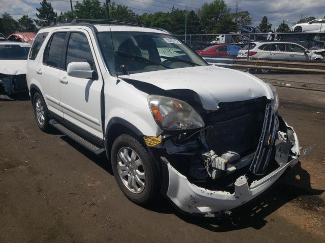 HONDA CR-V SE 2005 with VIN JHLRD78935C003085 - Photo from auction