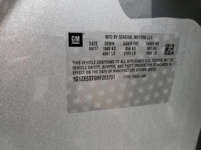 Photo 10 from auction – 2017 CHEVROLET MALIBU LT with VIN 1G1ZE5ST6HF253791