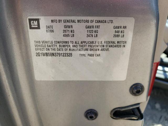 Photo 10 from auction – 2007 CHEVROLET IMPALA LS with VIN 2G1WB58N379122328