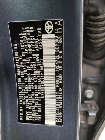 Photo 10 from auction – 2015 TOYOTA COROLLA L with VIN 5YFBURHE9FP306372