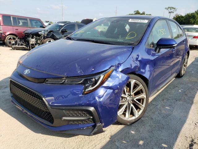 Photo 2 from auction – 2021 TOYOTA COROLLA SE with VIN 5YFS4MCE7MP077763