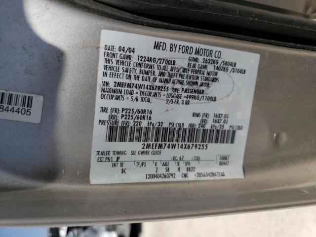Photo 10 from auction – 2004 MERCURY GRAND MARQ with VIN 2MEFM74W14X679255