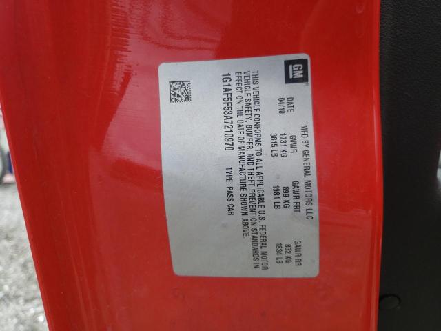 Photo 10 from auction – 2010 CHEVROLET COBALT 2LT with VIN 1G1AF5F53A7210970