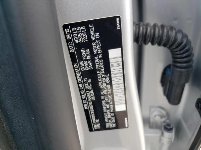 Photo 10 from auction – 2017 VOLVO S60 PREMIE with VIN LYV402HK3HB138763