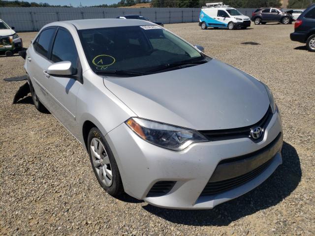 TOYOTA COROLLA L 2016 with VIN 2T1BURHE3GC584167 - Photo from auction