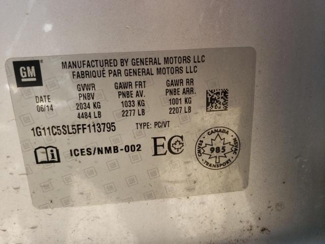 Photo 10 from auction – 2015 CHEVROLET MALIBU 1LT with VIN 1G11C5SL5FF113795