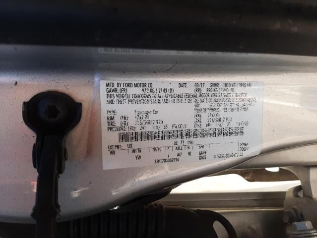 Photo 10 from auction – 2017 FORD FOCUS SEL with VIN 1FADP3M27HL249664