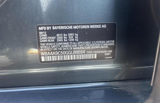 Photo 10 from auction – 2016 BMW 428 I GRAN with VIN WBA4A9C50GGL88694