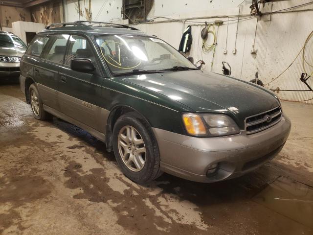 SUBARU OUTBACK 2001 with VIN 4S3BH665417621693 - Photo from auction