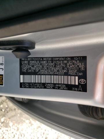 Photo 10 from auction – 2011 TOYOTA PRIUS with VIN JTDKN3DUXB1440233