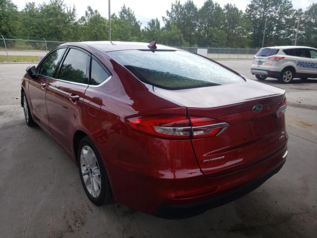 Photo 3 from auction – 2019 FORD FUSION SE with VIN 3FA6P0LU6KR220479