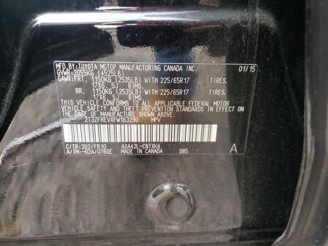 Photo 10 from auction – 2015 TOYOTA RAV4 LE with VIN 2T3ZFREVXFW163290