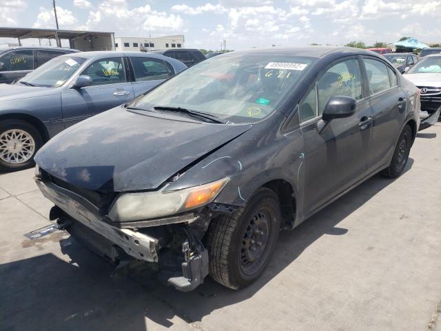 Photo 2 from auction – 2012 HONDA CIVIC LX with VIN 19XFB2F55CE063741