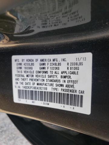 Photo 10 from auction – 2014 HONDA ACCORD LX with VIN 1HGCR2F38EA092199